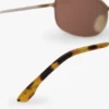 Metal sunglasses in gold honey havana Metal sunglasses in gold honey havana