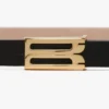 Micro dorian belt in black leather Micro dorian belt in black leather