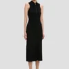 Mira midi dress in black Mira midi dress in black