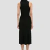 Mira midi dress in black Mira midi dress in black