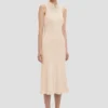 Mira midi dress in sandstone Mira midi dress in sandstone