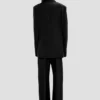 Notched lapel jacket in black Notched lapel jacket in black