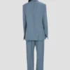 Notched lapel jacket in cloud blue Notched lapel jacket in cloud blue