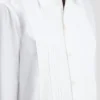 Pin tuck shirt in white Pin tuck shirt in white