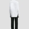 Pin tuck shirt in white Pin tuck shirt in white