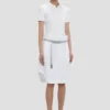 Polo collar top in white Polo collar top in white