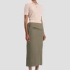 Polo top in pale rose Polo top in pale rose