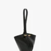 Portofino dia clutch in black leather Portofino dia clutch in black leather