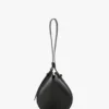 Portofino dia clutch in black leather Portofino dia clutch in black leather
