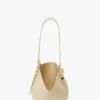Portofino dia clutch in ivory leather Portofino dia clutch in ivory leather