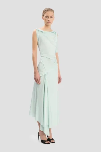 posy midi dress in aquamarine 2 330x495 - Posy midi dress in aquamarine