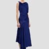 Posy midi dress in bright indigo Posy midi dress in bright indigo