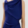 Posy midi dress in bright indigo Posy midi dress in bright indigo