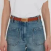 Regular dorian belt in tan smooth leather Regular dorian belt in tan smooth leather