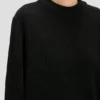 Relaxed fit jumper in black