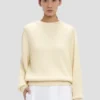 Relaxed fit jumper in ivory Relaxed fit jumper in ivory