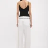 Rouleaux cami top in black Rouleaux cami top in black