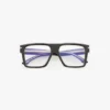 Sculpted flat top frame in black Sculpted flat top frame in black