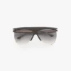 Sculpted metal and acetate sunglasses with flat top Sculpted metal and acetate sunglasses with flat top