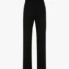 Sheer panel trouser in black Sheer panel trouser in black