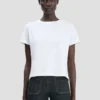 Shrunken fit t-shirt in white Shrunken fit t-shirt in white