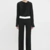 Side panel trouser in black Side panel trouser in black