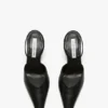 Sloane halter back 45 in black leather