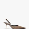 Sloane halter back 75 in dove grey leather Sloane halter back 75 in dove grey leather