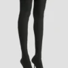 Sloane stiletto jersey boot 100 in black Sloane stiletto jersey boot 100 in black