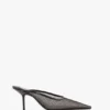 Sloane stiletto mule 75 in black mesh Sloane stiletto mule 75 in black mesh