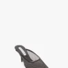 Sloane stiletto mule 75 in black mesh Sloane stiletto mule 75 in black mesh