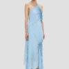 Smocked halter dress in ionian blue Smocked halter dress in ionian blue