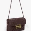 Soft dorian bag in burgundy pleated leather Soft dorian bag in burgundy pleated leather