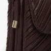 Soft dorian bag in burgundy pleated leather Soft dorian bag in burgundy pleated leather