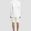 Tailored jacket in ivory Tailored jacket in ivory