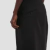 Tailored midi skirt in black Tailored midi skirt in black