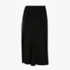 Tailored midi skirt in black Tailored midi skirt in black