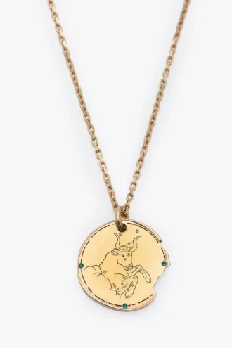 Taurus zodiac necklace Taurus zodiac necklace