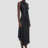 Twist dress in navy