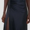 Twist dress in navy