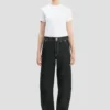 Twisted slouch jean in washed black Twisted slouch jean in washed black