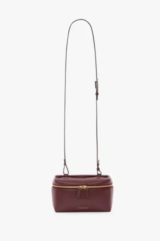 Vanity crossbody in burgundy leather Vanity crossbody in burgundy leather