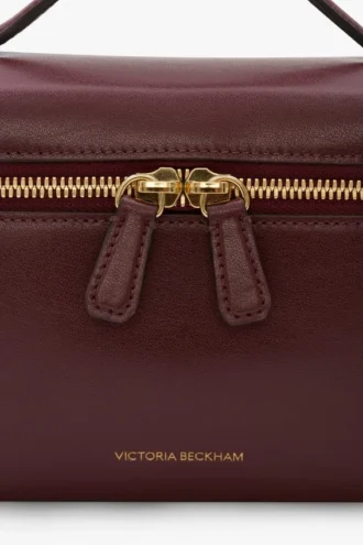 Vanity crossbody in burgundy leather Vanity crossbody in burgundy leather