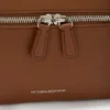 Vanity crossbody in dark tan leather Vanity crossbody in dark tan leather