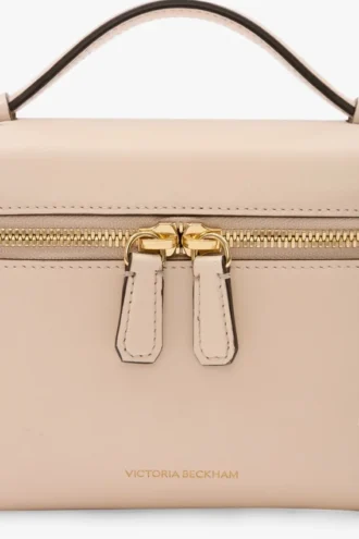Vanity crossbody in pale rose leather Vanity crossbody in pale rose leather