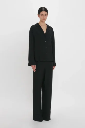 Vb monogram pyjama sleep set in black Vb monogram pyjama sleep set in black