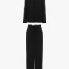 Vb monogram pyjama sleep set in black Vb monogram pyjama sleep set in black