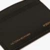 Victoria card holder in black leather Victoria card holder in black leather