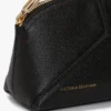 Victoria mini travel pouch in black leather Victoria mini travel pouch in black leather