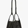 Victoria plia bag in black leather Victoria plia bag in black leather